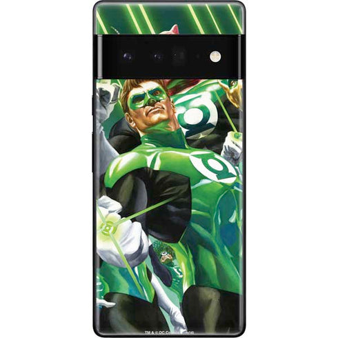 DC Comics Green Lantern Corps Team Art by Alex Ross Google Pixel 6 Pro Skin